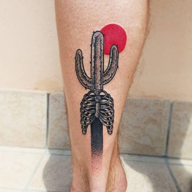 100 Male Tattoos on Leg (Finest Photos!)