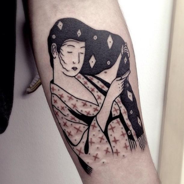 65 Stunning and Inspiring Geisha Tattoos