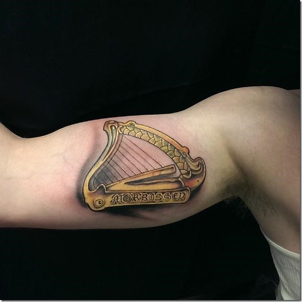 55 music tattoos and declare your love