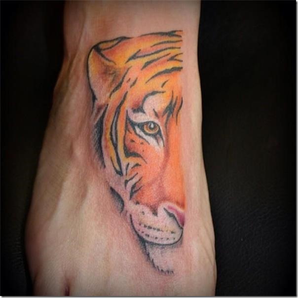 Inventive and galvanizing tigers tattoos