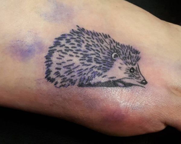 Hedgehog tattoo designs with meanings - 20 concepts