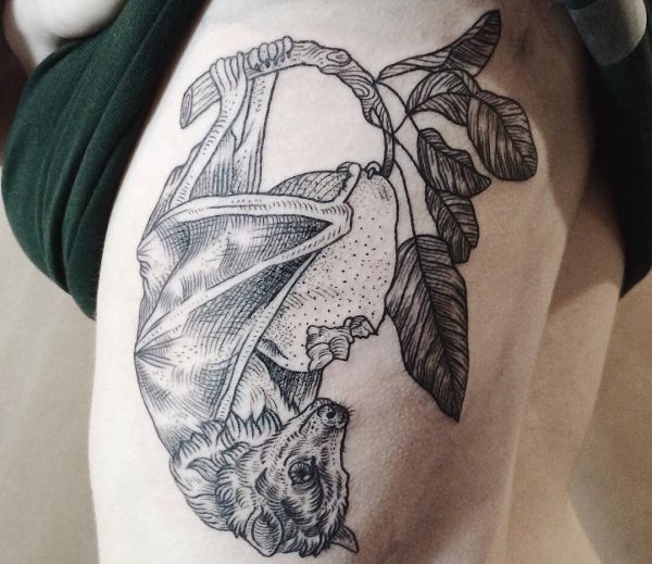 25 fascinated bat tattoos and their meanings