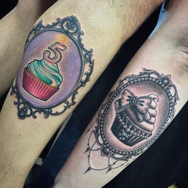 65 Cupcakes Tattoos