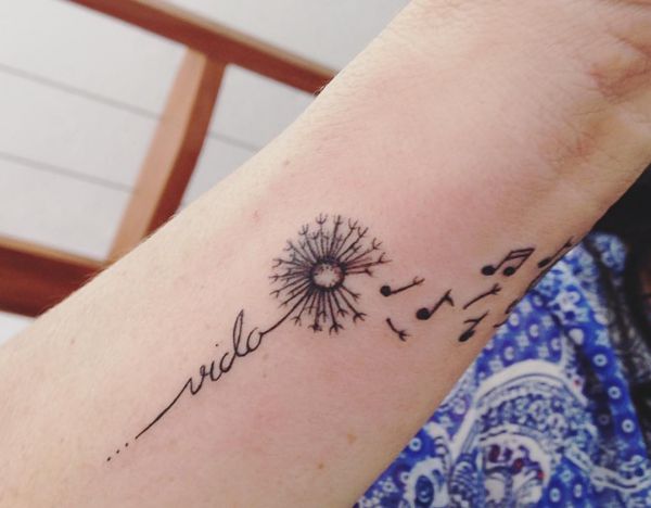 Dandelion (dandelion) tattoo - that means and 20 cool designs