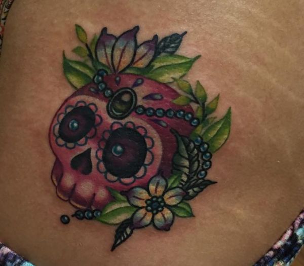 Sugar Cranium Tattoos: 23 concepts with that means