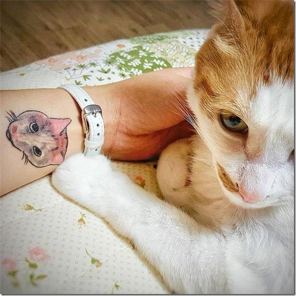 Tattoos for cat lovers