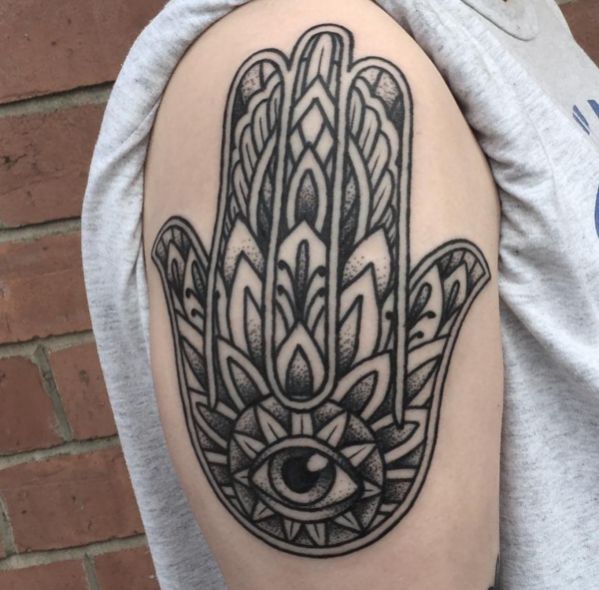 Hamsa (The Hand of Fatima) Tattoo - Which means & 30 Concepts