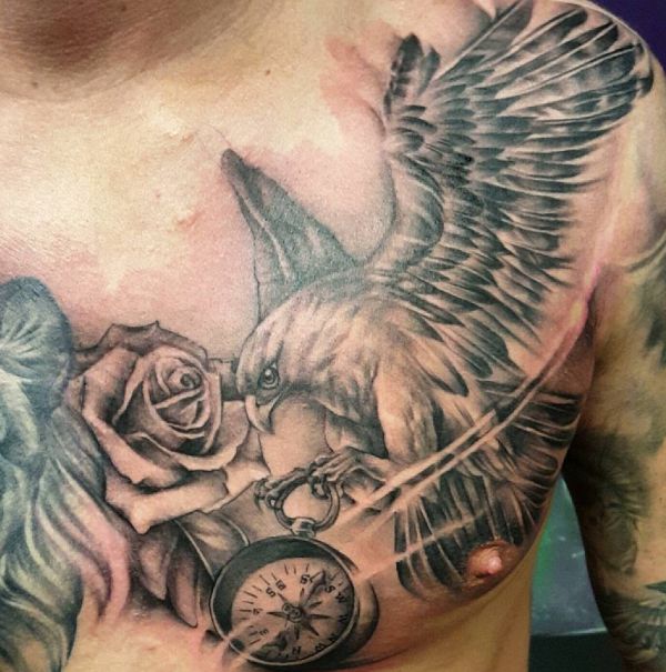 20 Lovely Hawk Tattoos - They're thought-about messengers