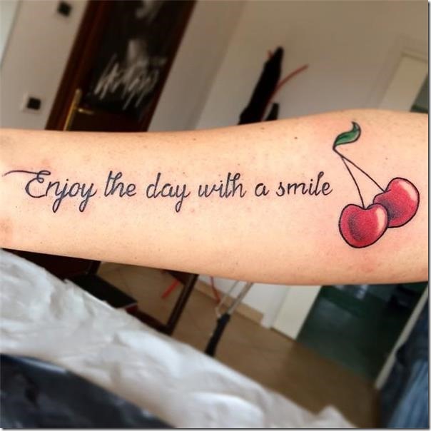 Superb and galvanizing cherry tattoos