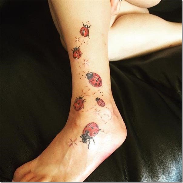 Ladybug tattoos