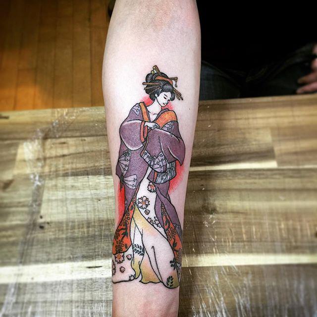 65 Stunning and Inspiring Geisha Tattoos