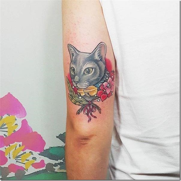 Tattoos for cat lovers