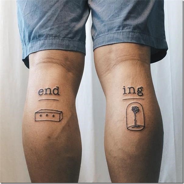 Males's Tattoos on the Leg (finest pictures!)