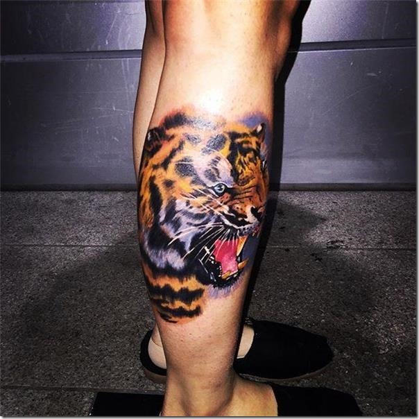 Males's Tattoos on the Leg (finest pictures!)