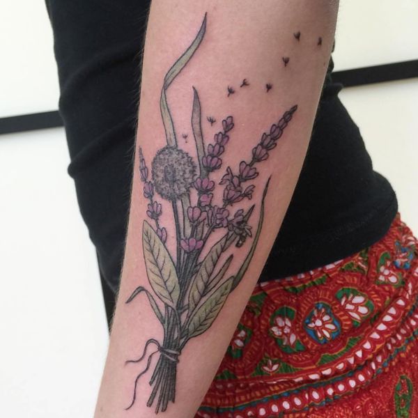 Dandelion (dandelion) tattoo - that means and 20 cool designs