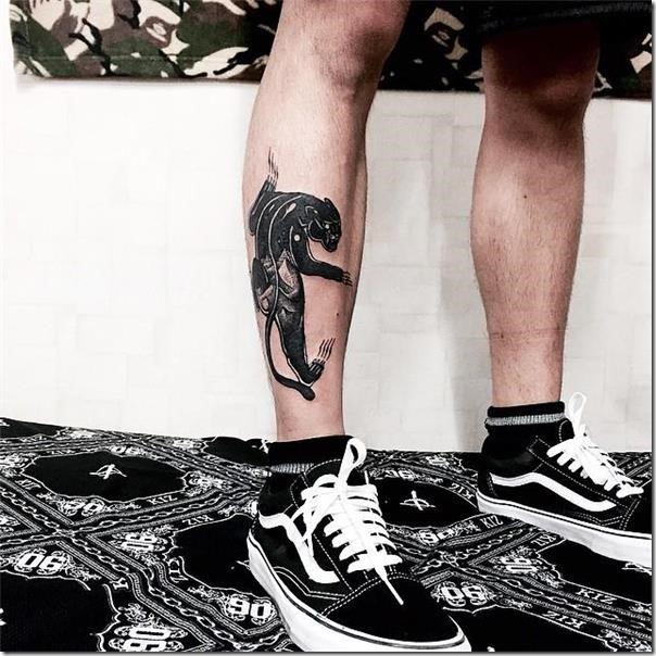 Males's Tattoos on the Leg (finest pictures!)