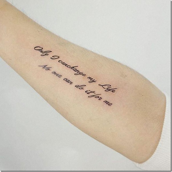 120 particular Phrase Tattoos and discover the inspiration