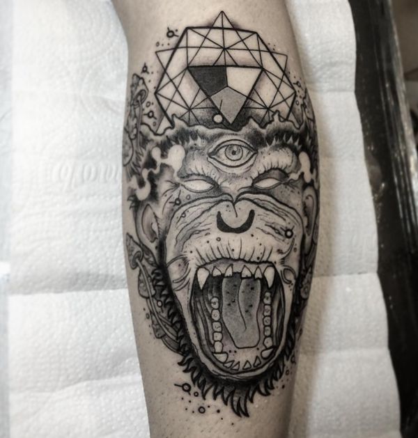 29 monkey tattoo concepts: footage and meanings