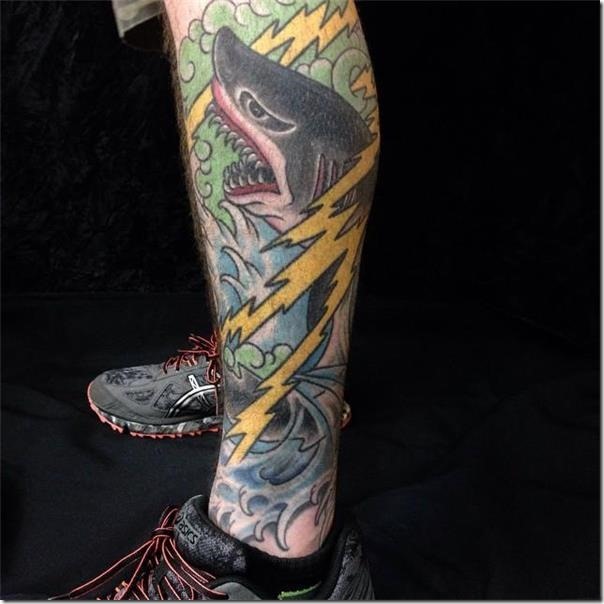 Males's Tattoos on the Leg (finest pictures!)