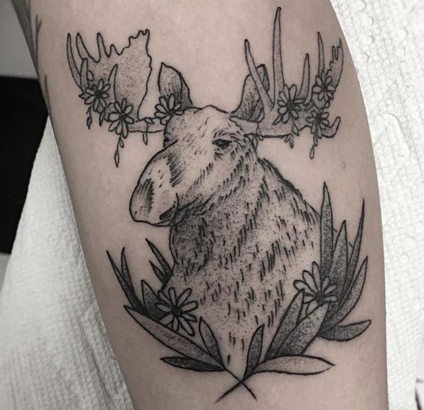 24 mysterious moose tattoos and meanings