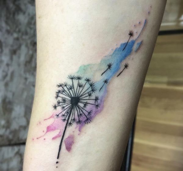 Dandelion (dandelion) tattoo - that means and 20 cool designs