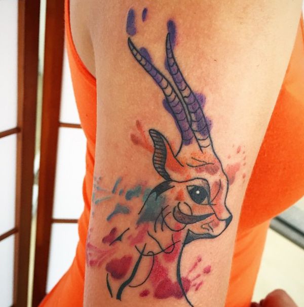 Gazelle and deer tattoos: 20 concepts with that means