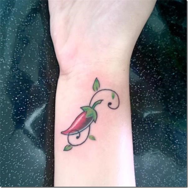 Inventive and provoking pepper tattoos