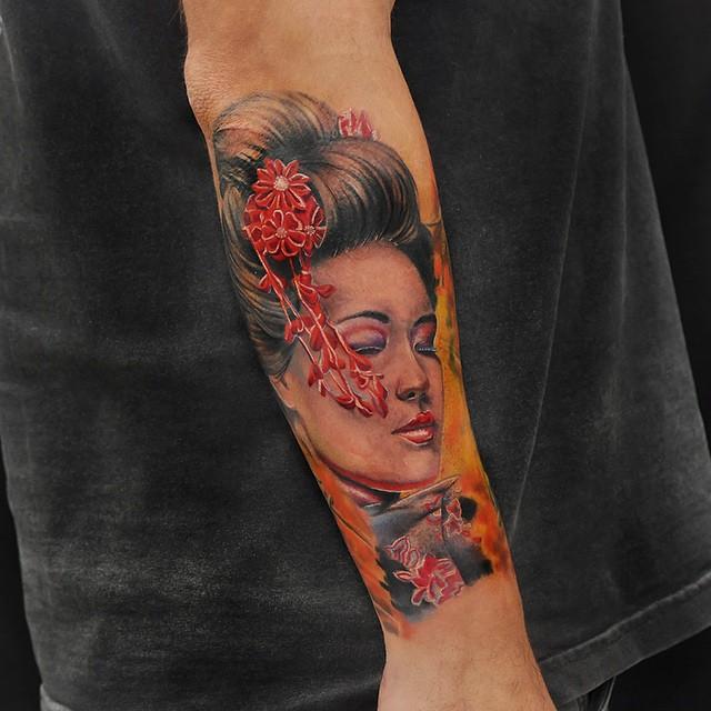 65 Stunning and Inspiring Geisha Tattoos