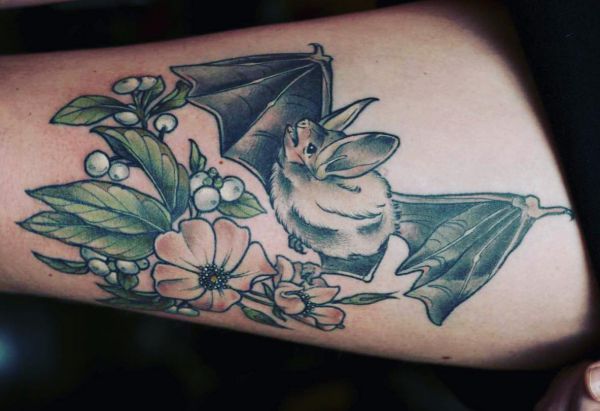 25 fascinated bat tattoos and their meanings