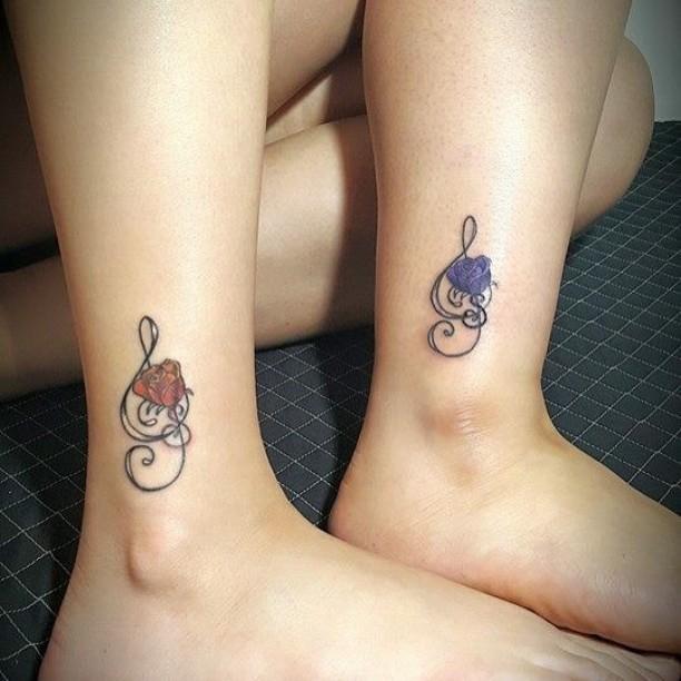 80 Tattoos of friendship for many who share confidences