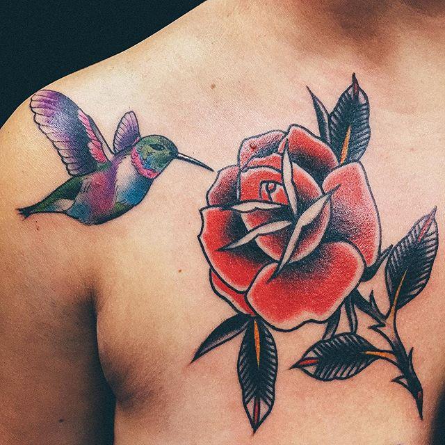 65 Delicate and artistic hummingbird tattoos