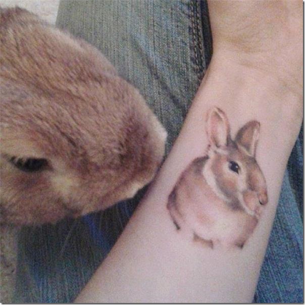 Stunning and galvanizing rabbit tattoos