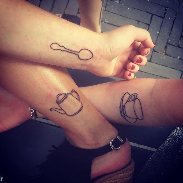 80 Tattoos of friendship for many who share confidences