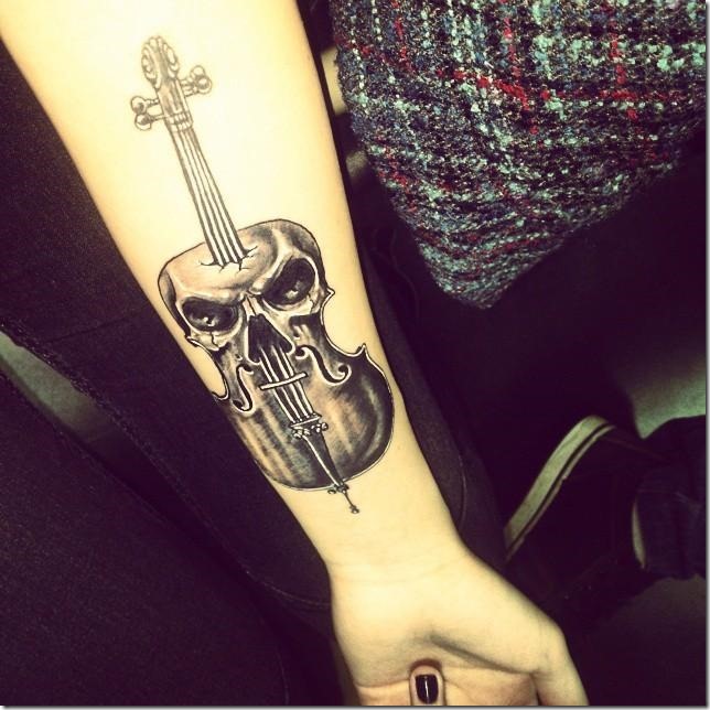 55 music tattoos and declare your love