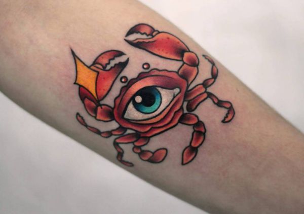 The crab tattoo - designs and meanings