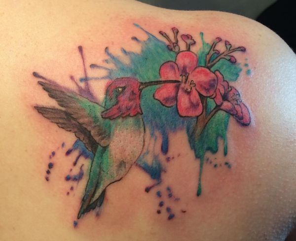 23 fantastic hummingbird tattoos - they stand for pleasure