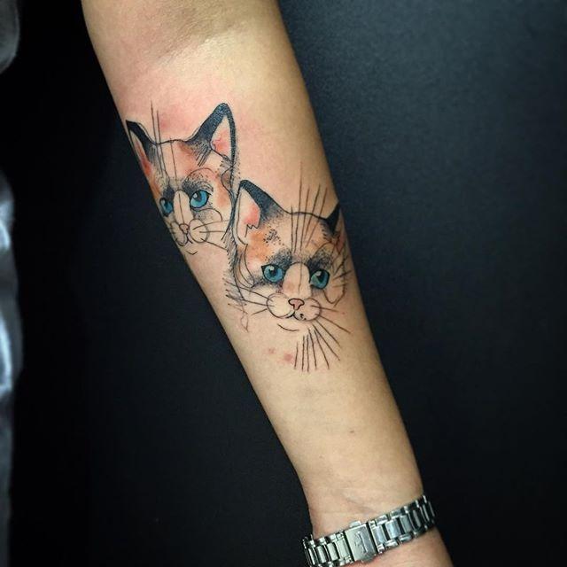 80 Tattoos for cat lovers