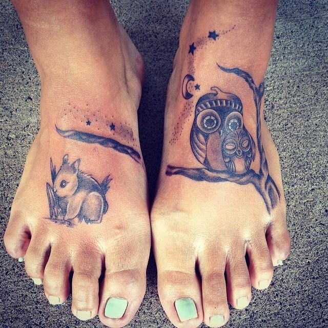 100 Tattoos on the Foot - Stunning and Inspiring Photographs