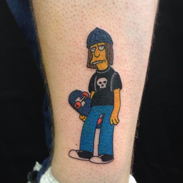 80 Lovely and Inspiring Simpsons Tattoos