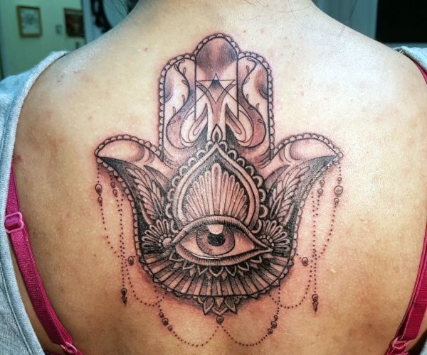 Hamsa (The Hand of Fatima) Tattoo - Which means & 30 Concepts - Nexttattoos