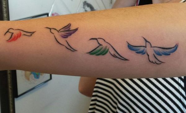 23 fantastic hummingbird tattoos - they stand for pleasure