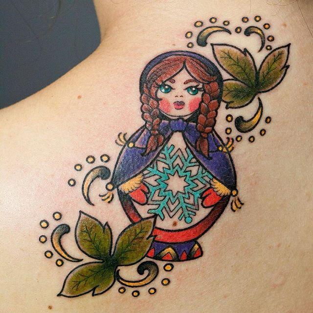 60 Tattoos of Russian Doll Matrioska - Stunning Photos