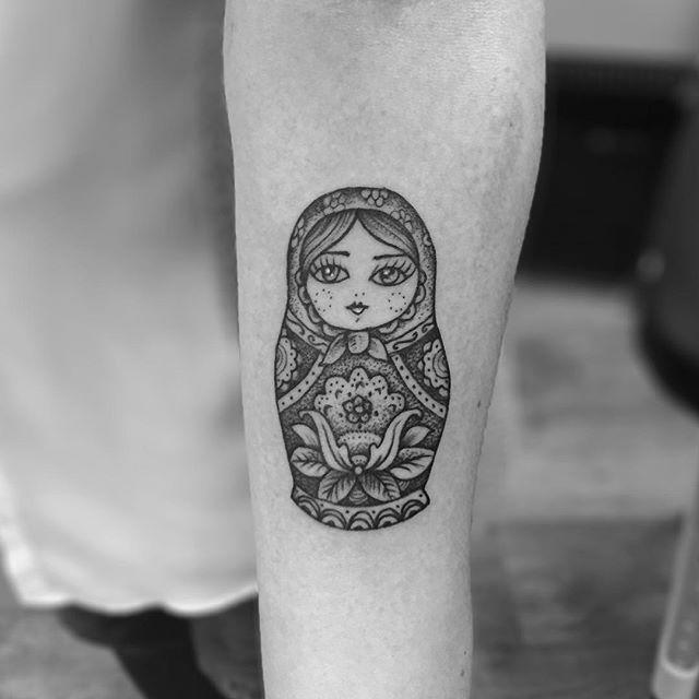 60 Tattoos of Russian Doll Matrioska - Stunning Photos