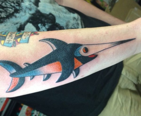 Swordfish Tattoos: meanings and concepts