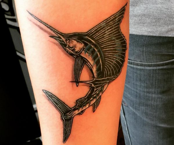 Swordfish Tattoos: meanings and concepts