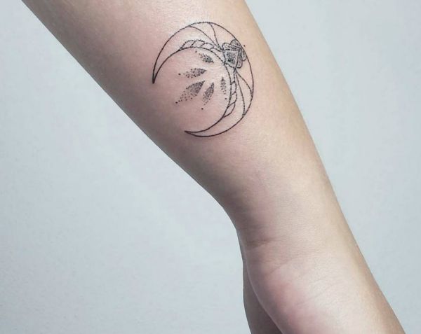 Moon Tattoo Designs with Meanings - 24 Concepts