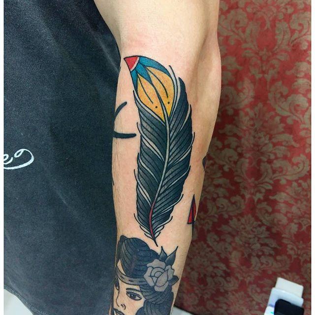 70 Feather Tattoos