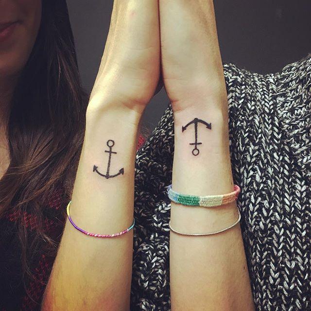 80 Tattoos of friendship for many who share confidences