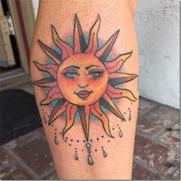 Solar tattoos
