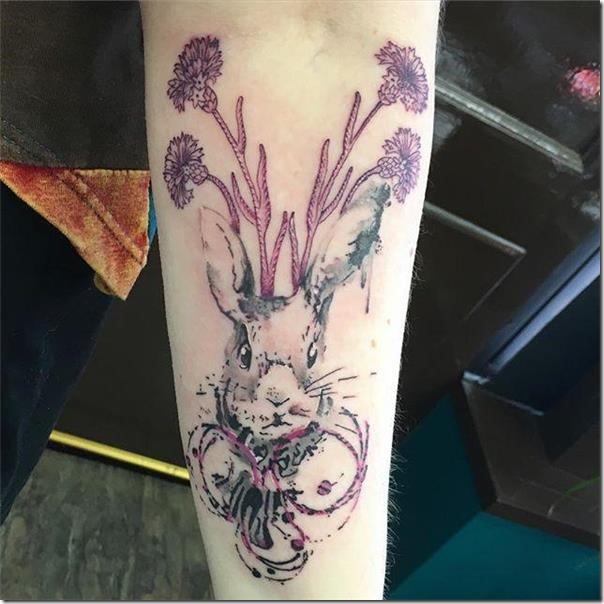 Stunning and galvanizing rabbit tattoos